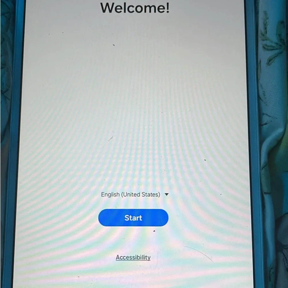 Samsung Blue Tablet Vibrant Design
